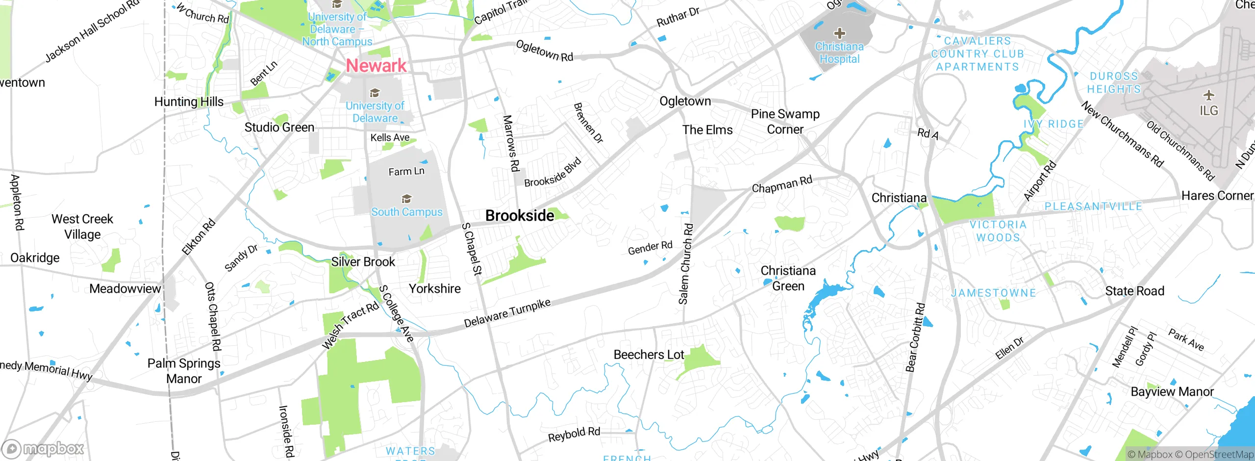 Map showing approximate location