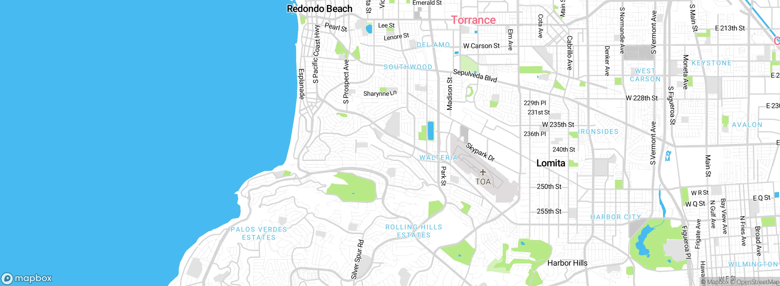 Map showing approximate location