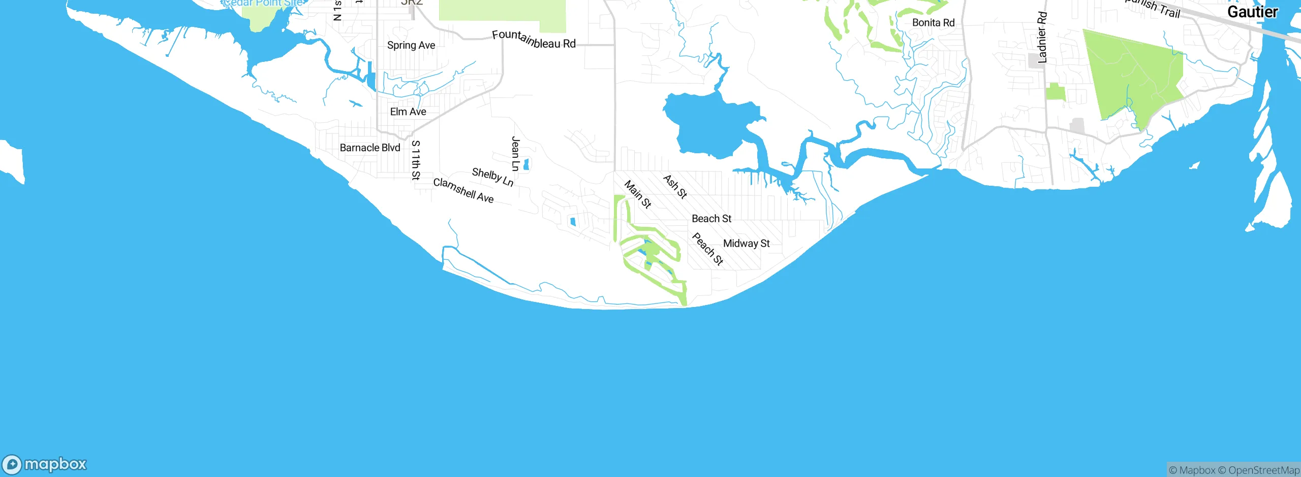 Map showing approximate location