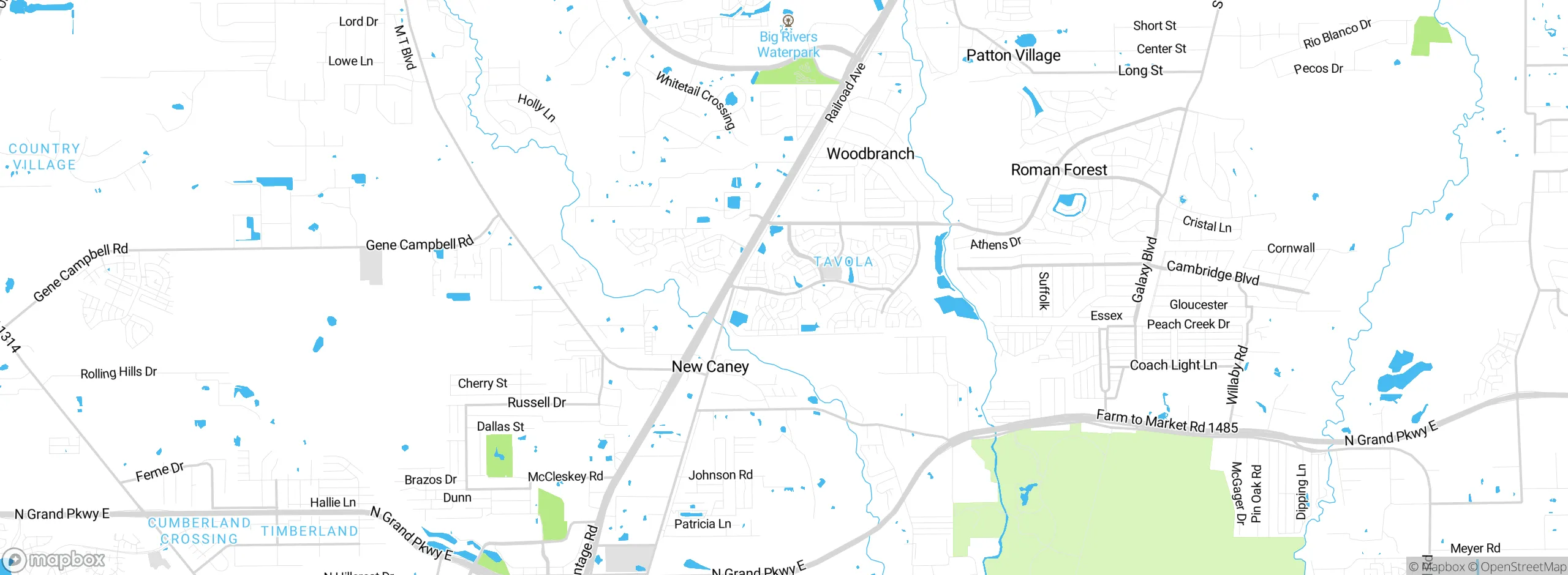 Map showing approximate location