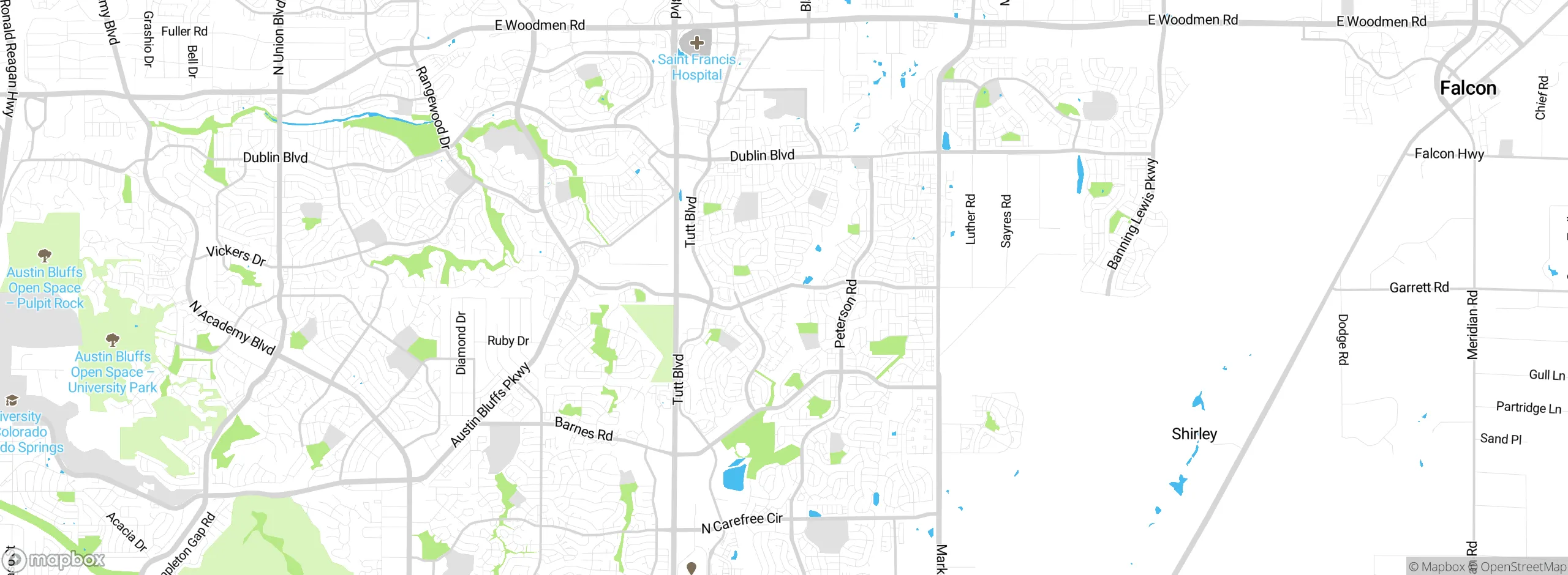 Map showing approximate location