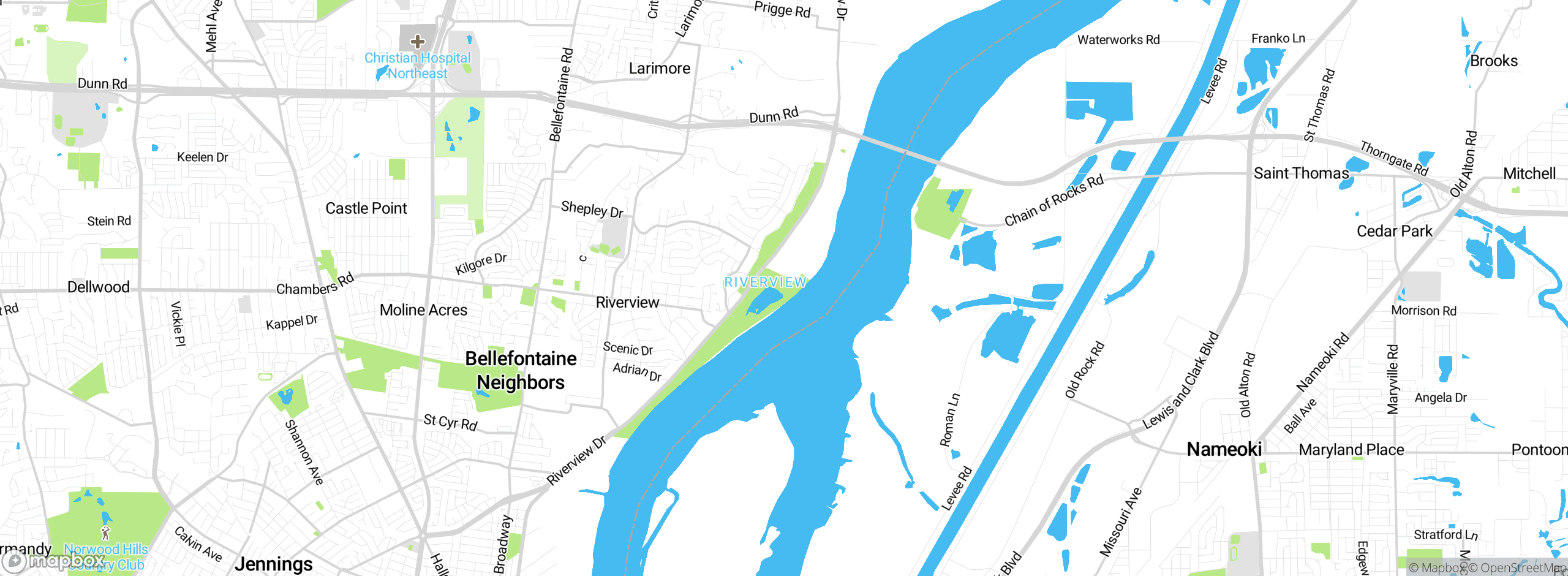 Map showing approximate location