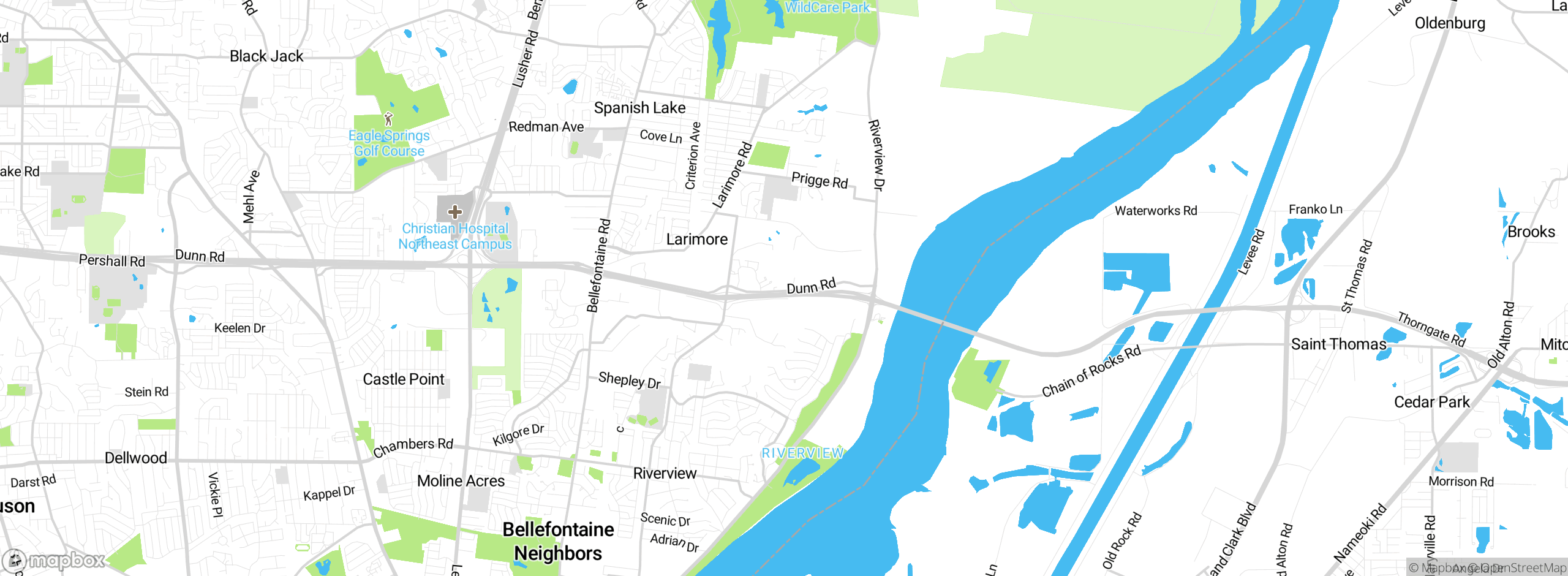 Map showing approximate location