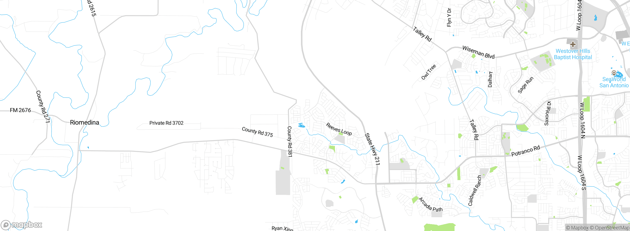 Map showing approximate location