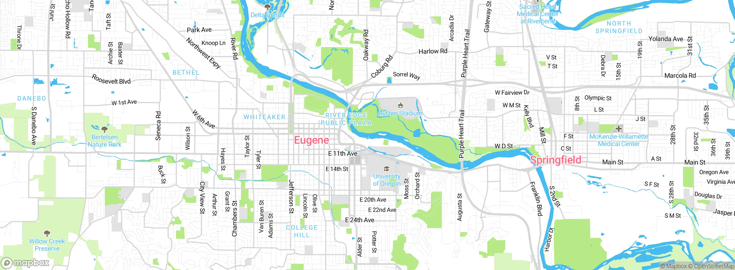 Map showing approximate location