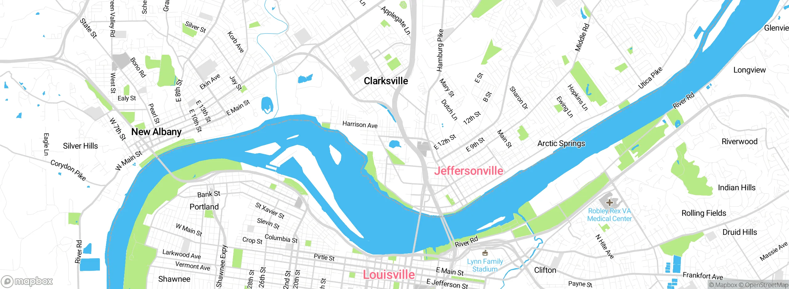 Map showing approximate location