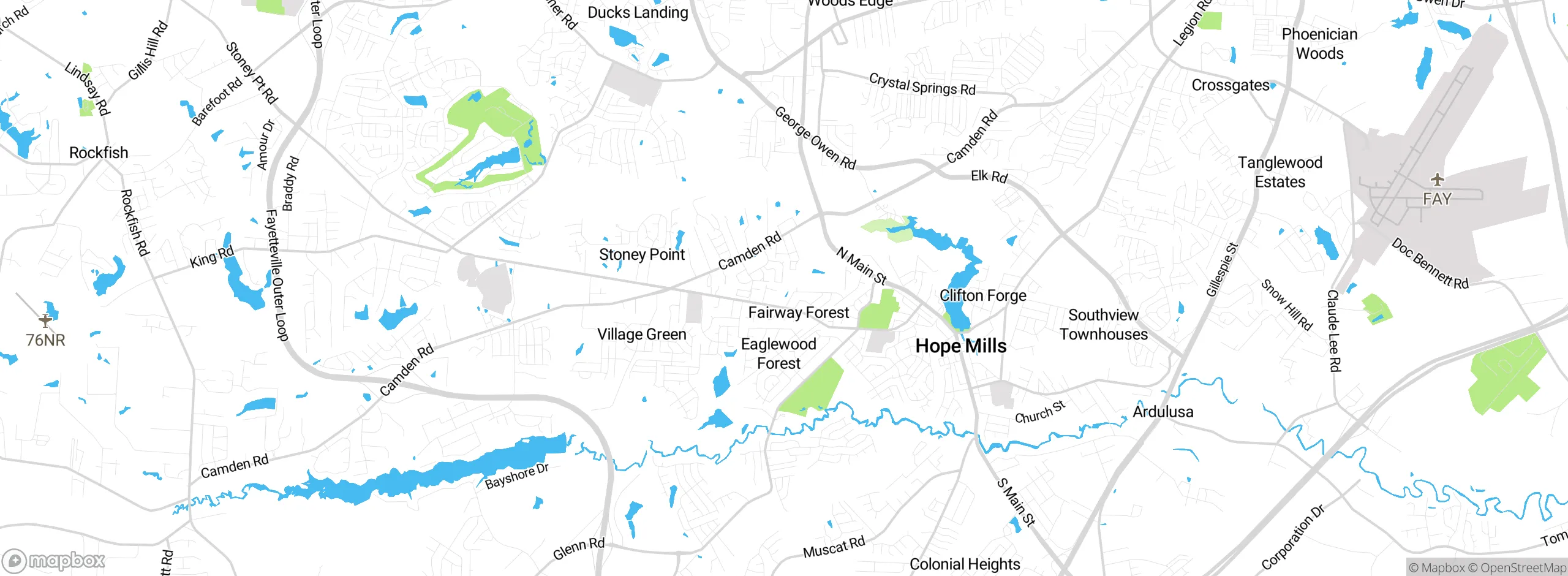 Map showing approximate location