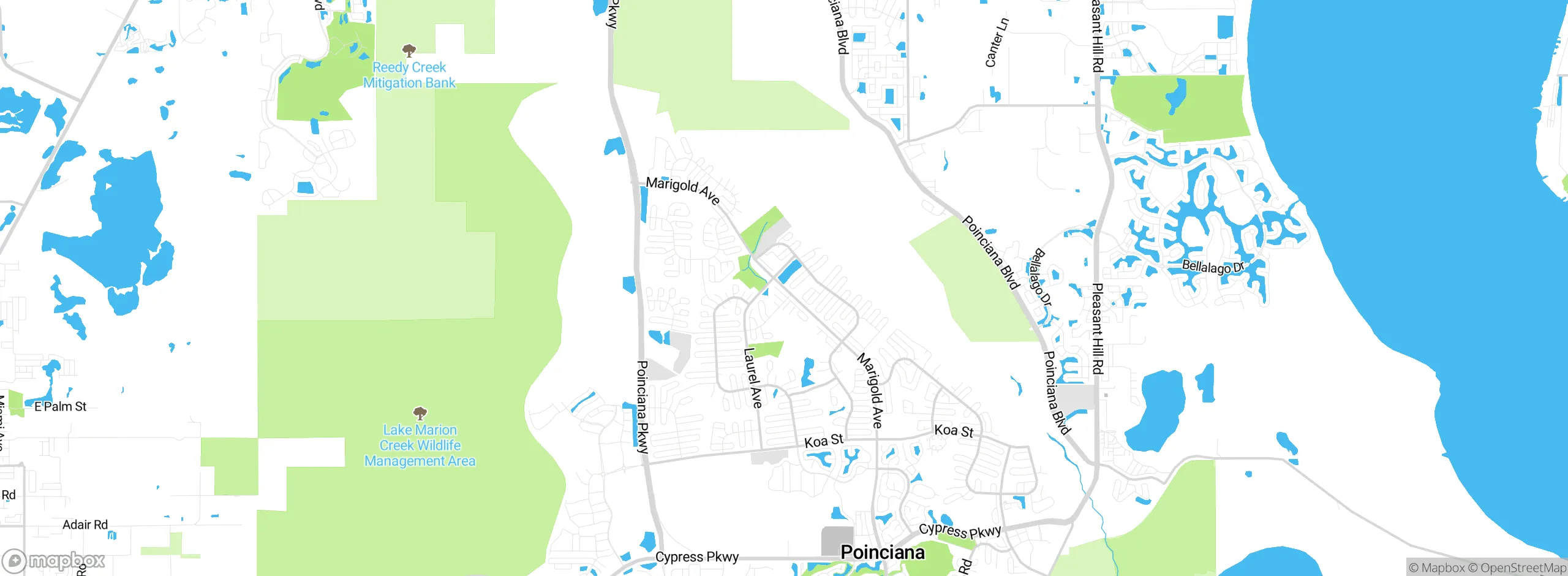 Map showing approximate location