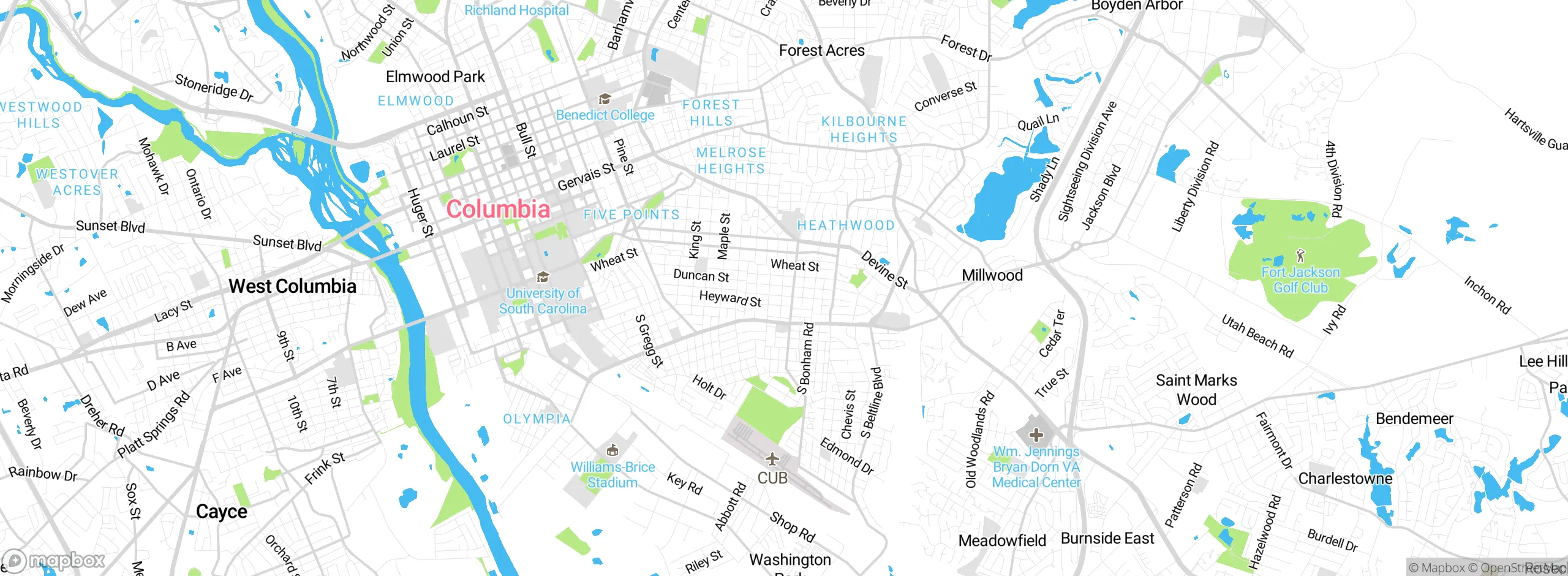 Map showing approximate location