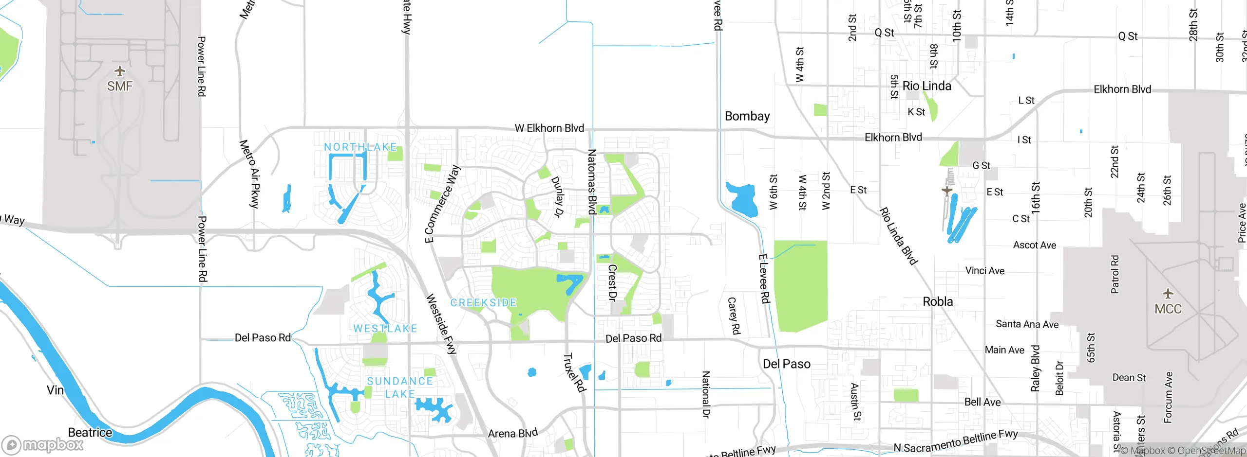 Map showing approximate location