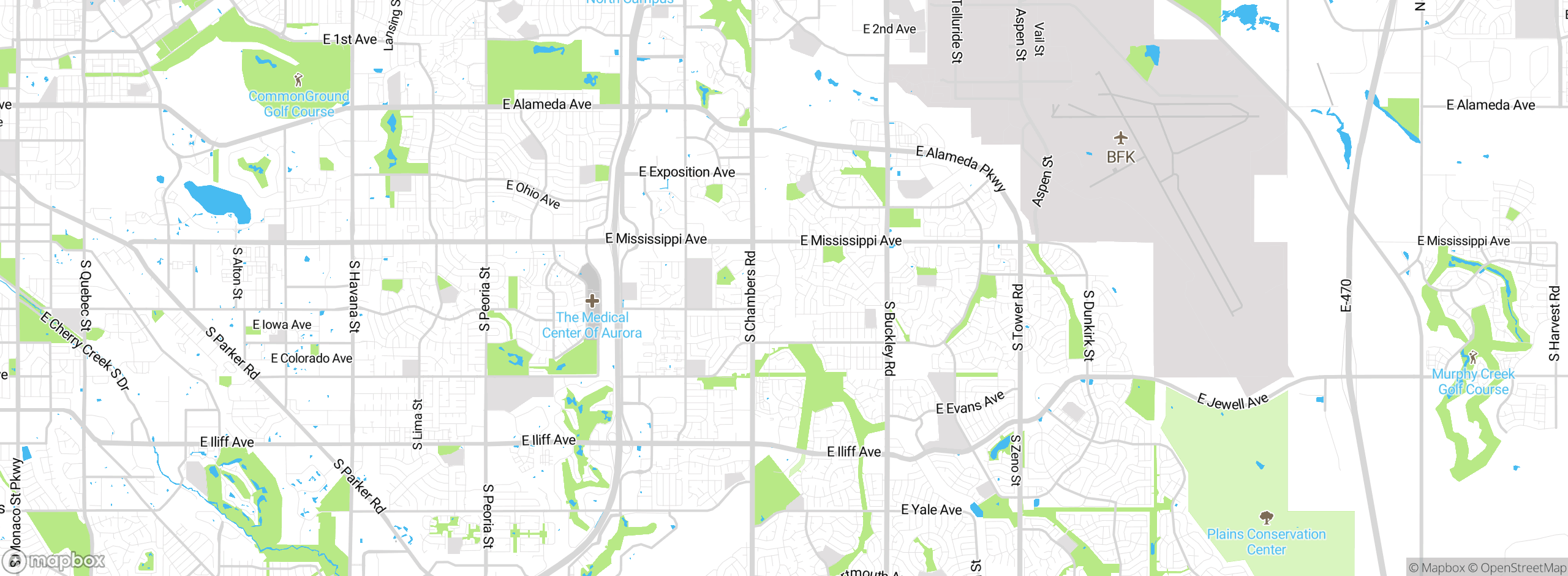 Map showing approximate location