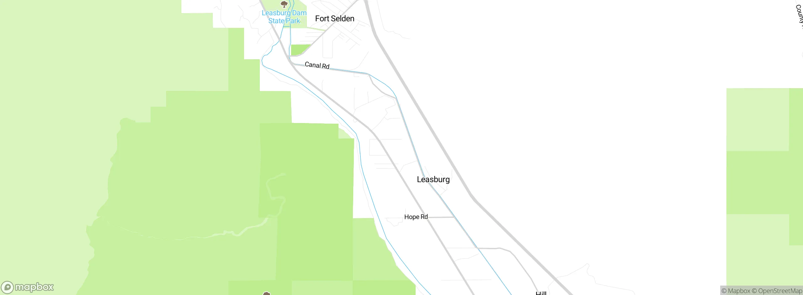 Map showing approximate location