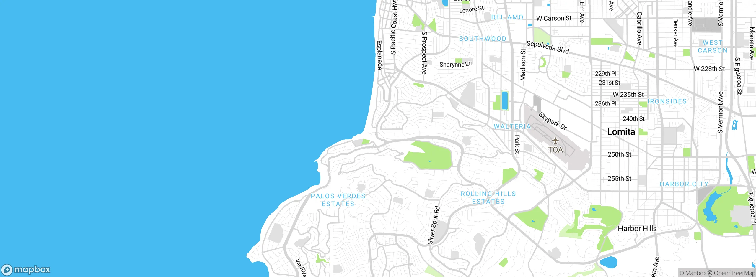Map showing approximate location