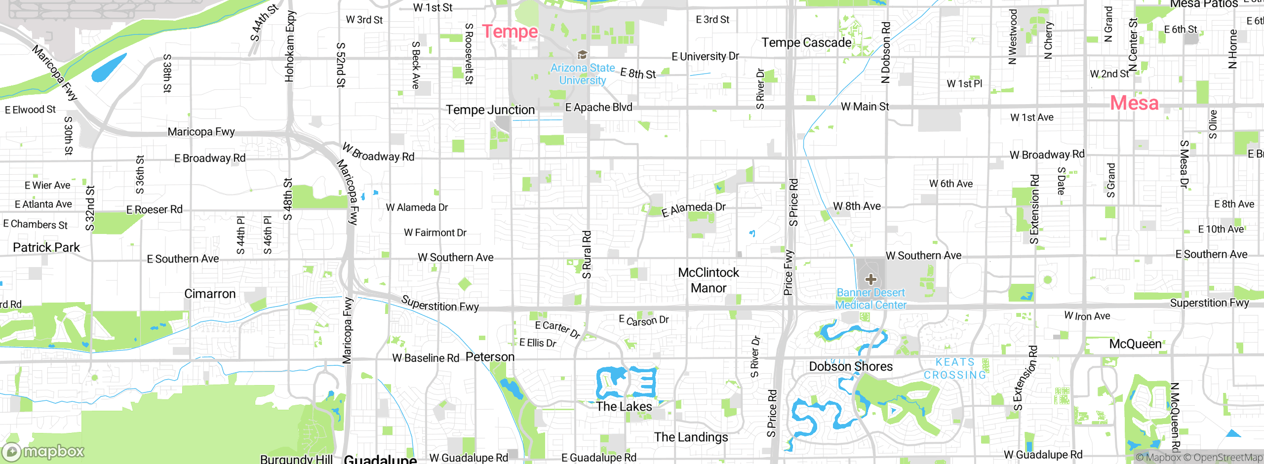 Map showing approximate location