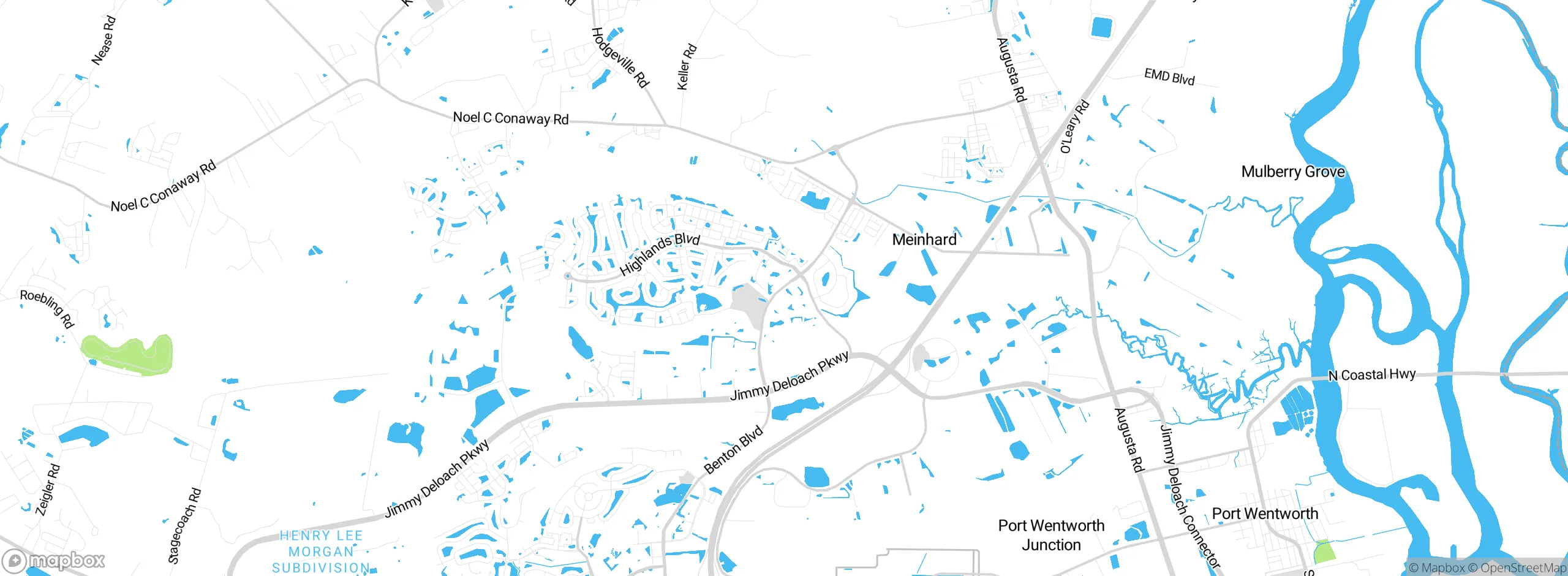 Map showing approximate location