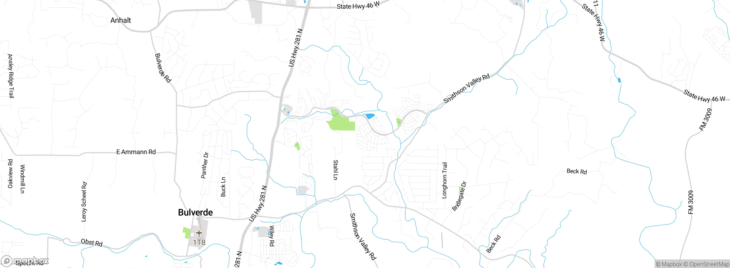 Map showing approximate location