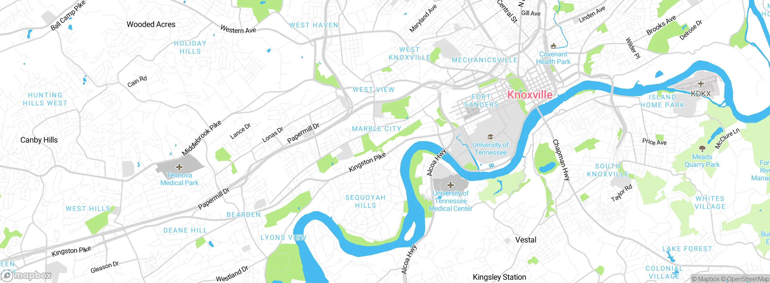 Map showing approximate location