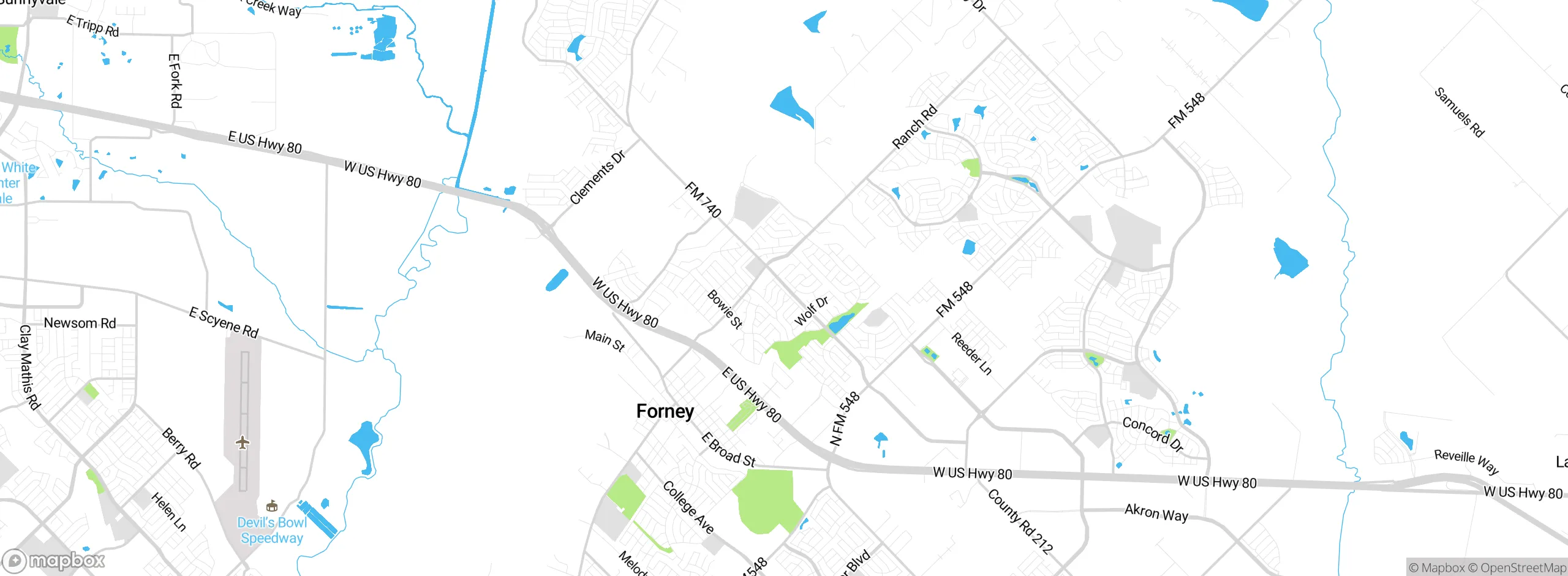 Map showing approximate location