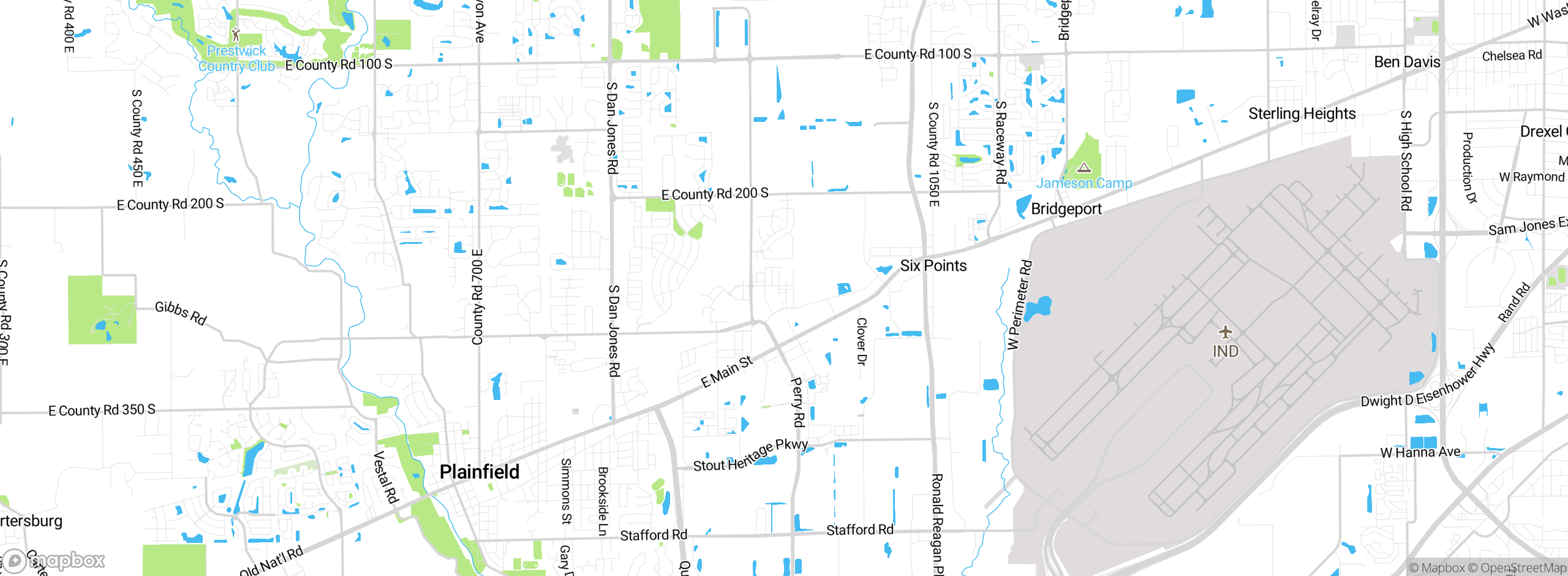 Map showing approximate location