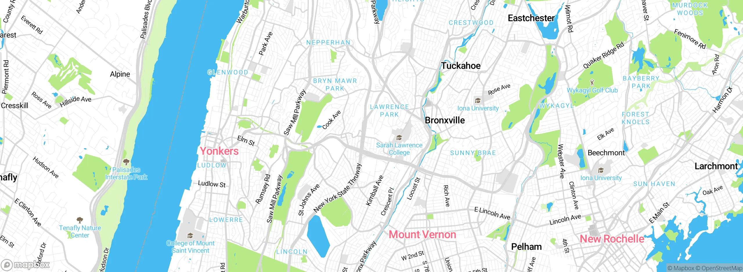 Map showing approximate location