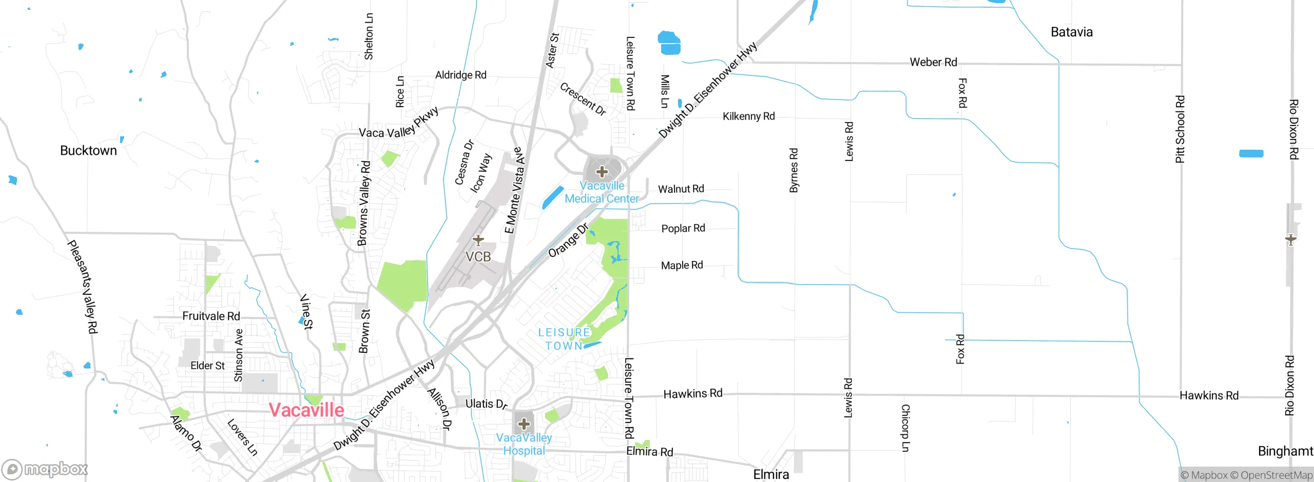 Map showing approximate location
