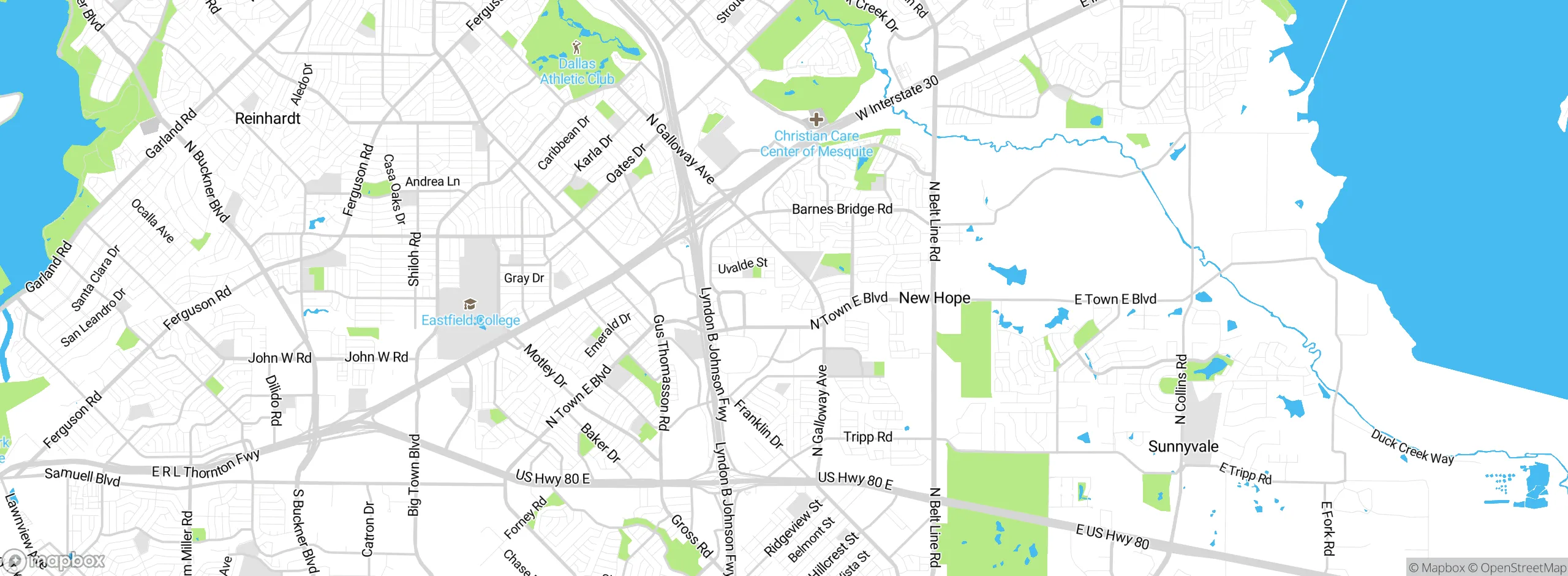 Map showing approximate location