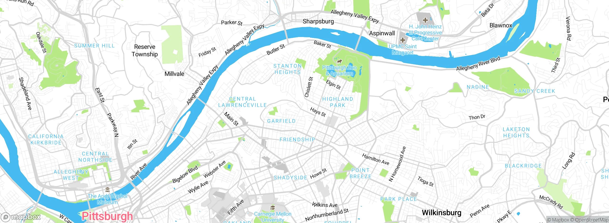 Map showing approximate location