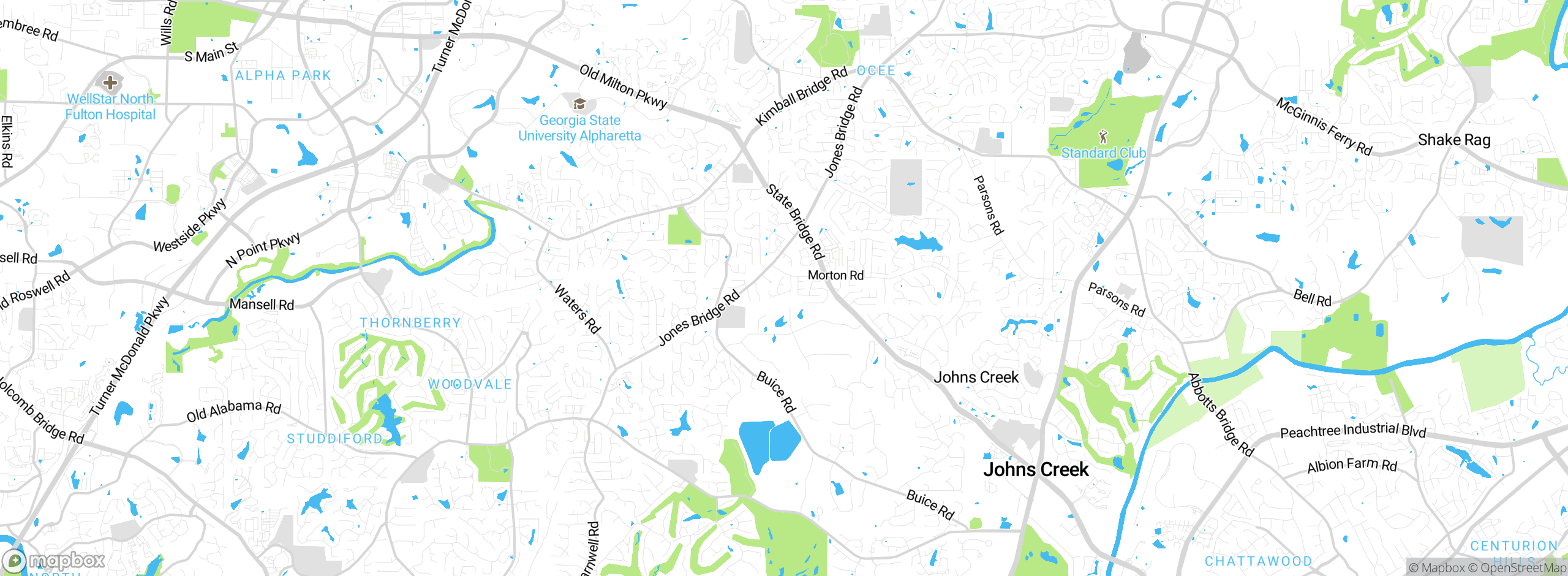 Map showing approximate location