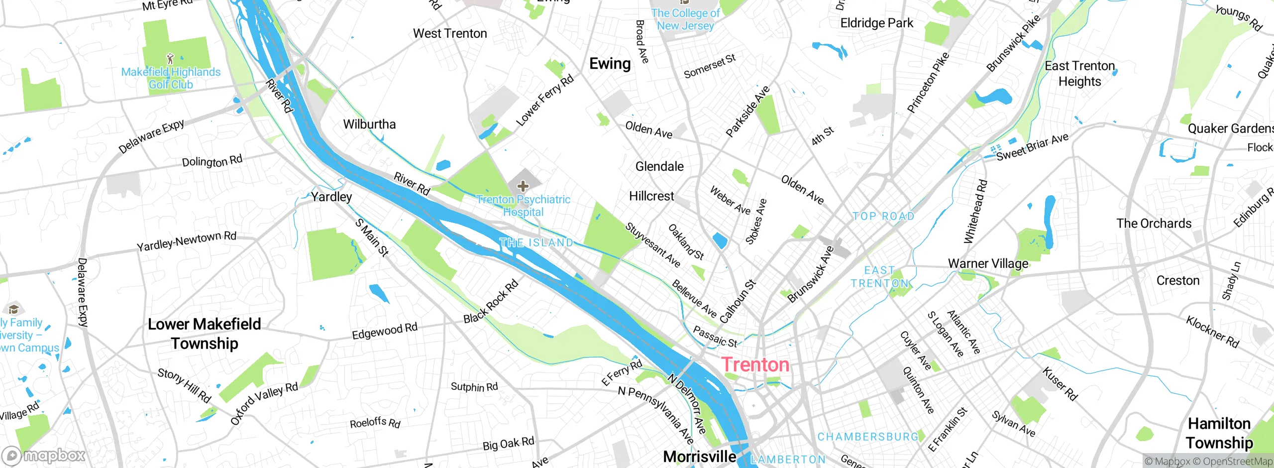 Map showing approximate location