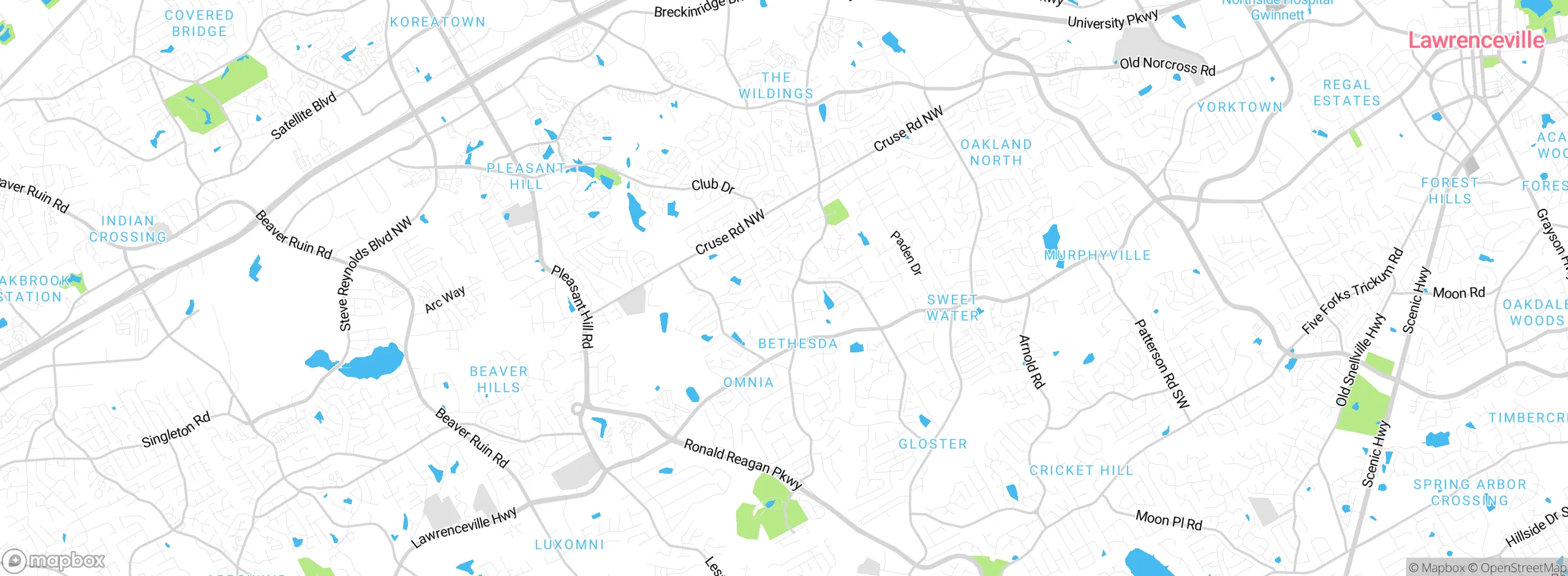 Map showing approximate location