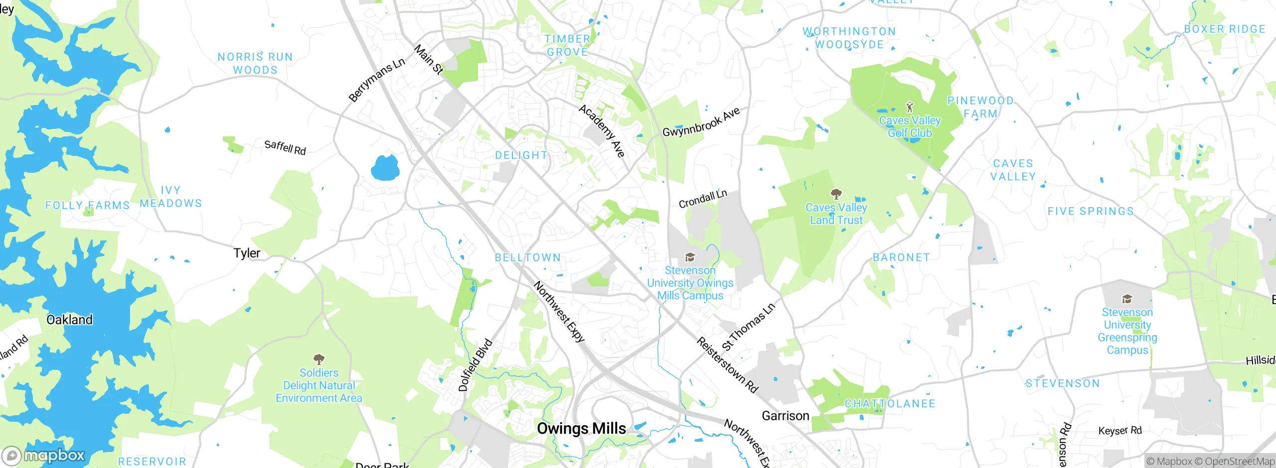 Map showing approximate location