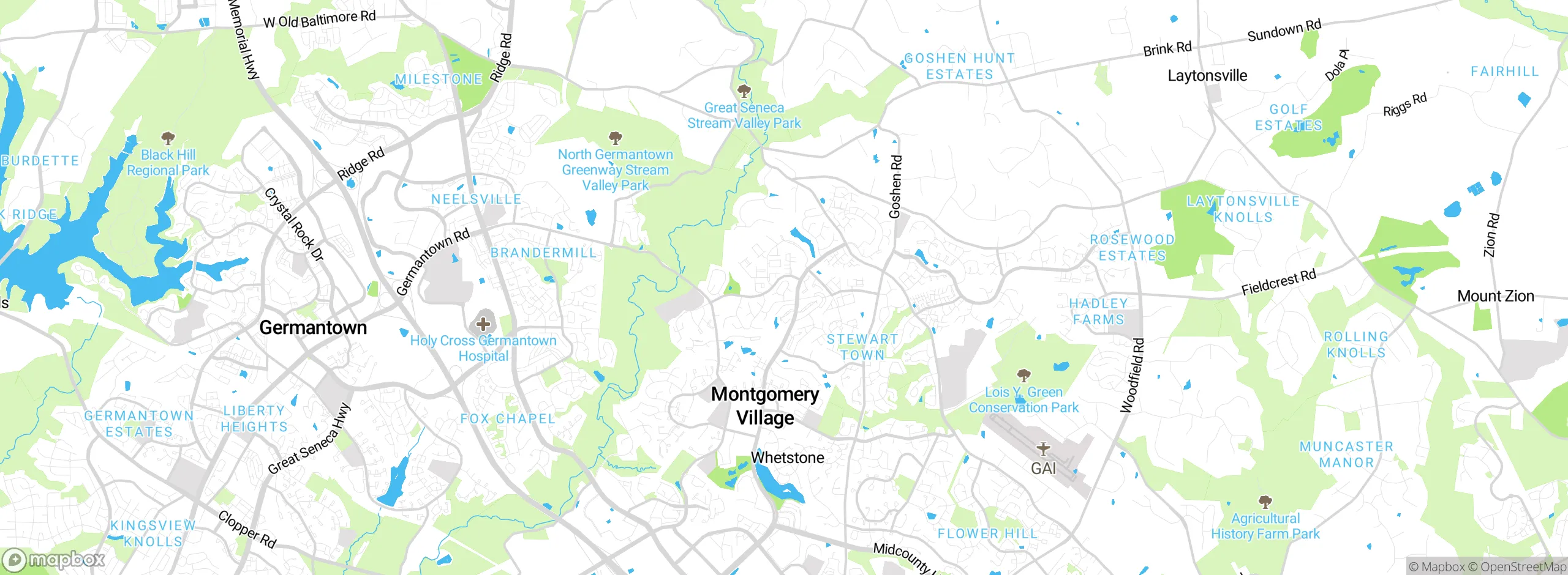 Map showing approximate location