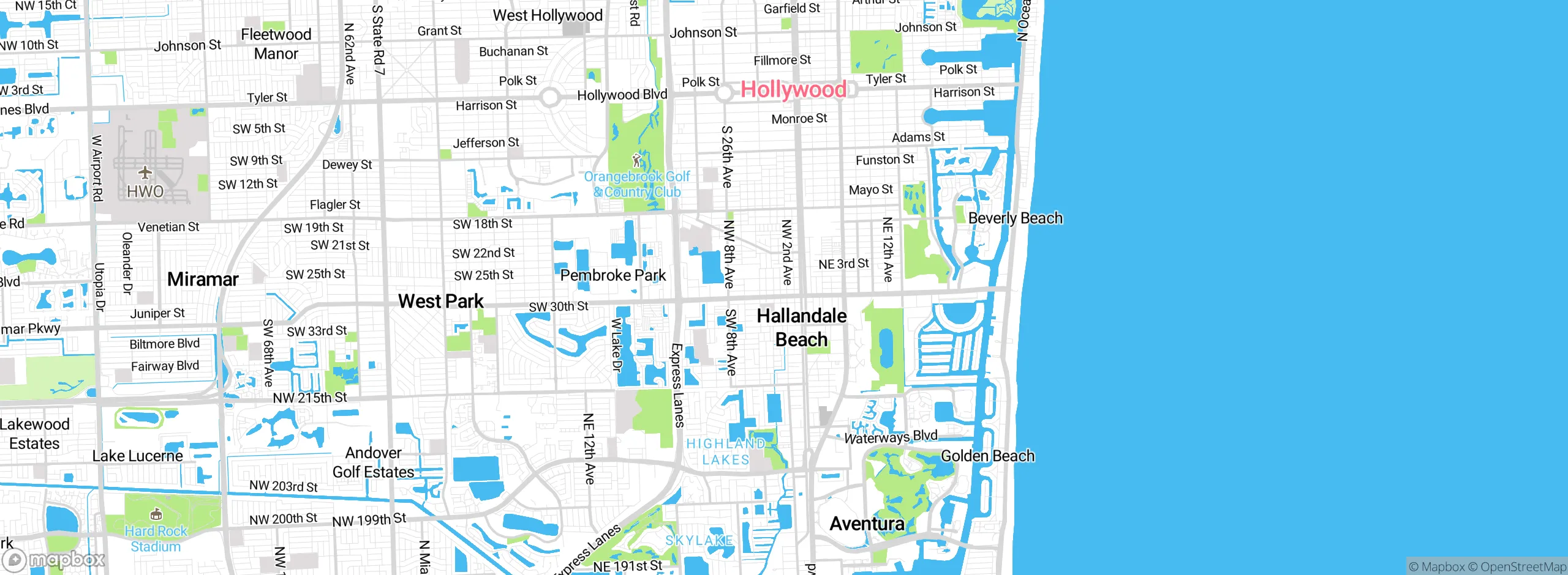 Map showing approximate location