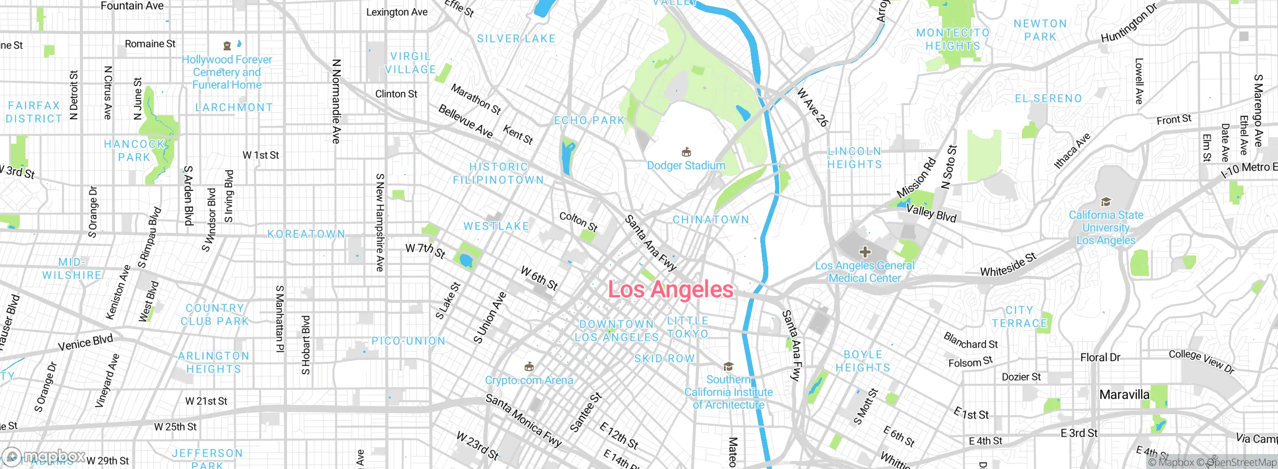 Map showing approximate location