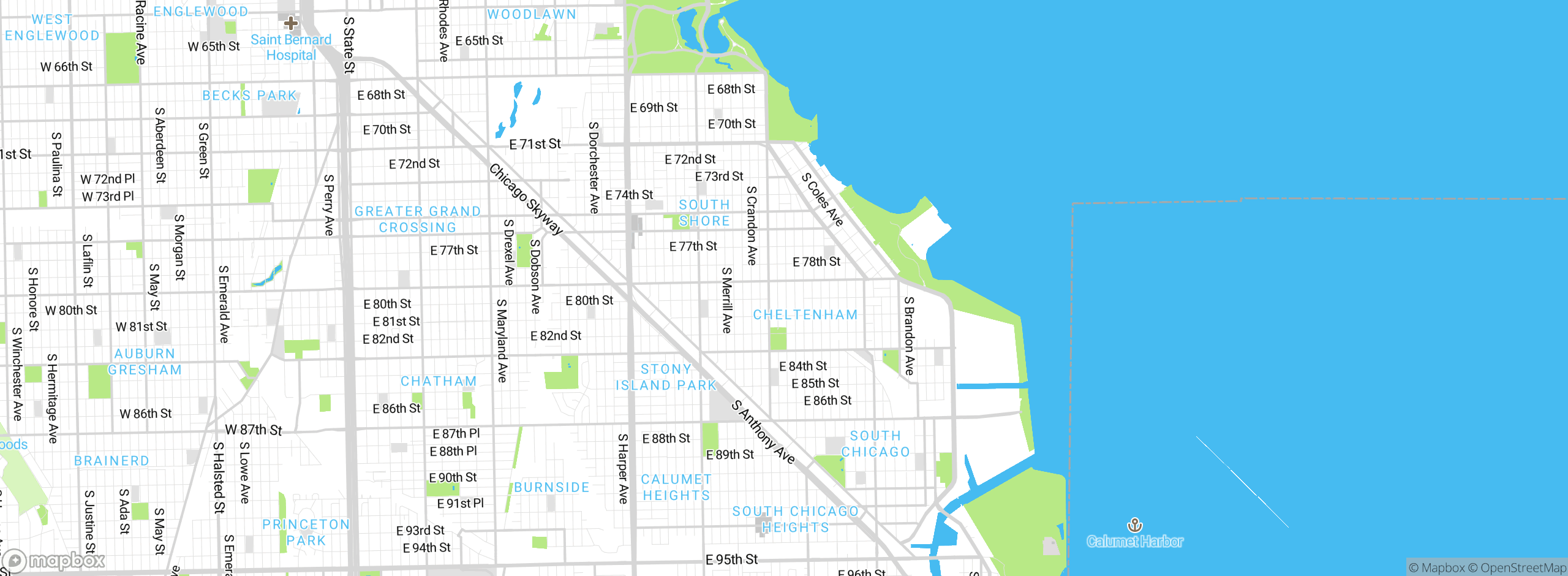 Map showing approximate location