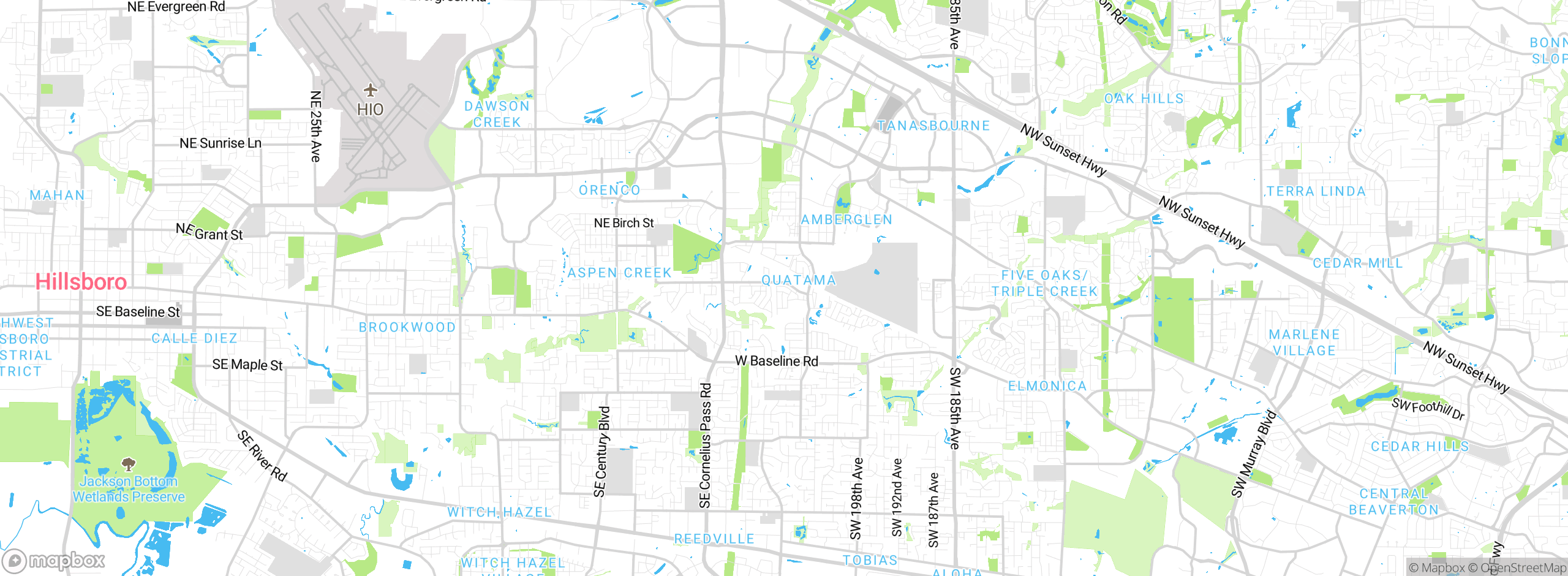 Map showing approximate location