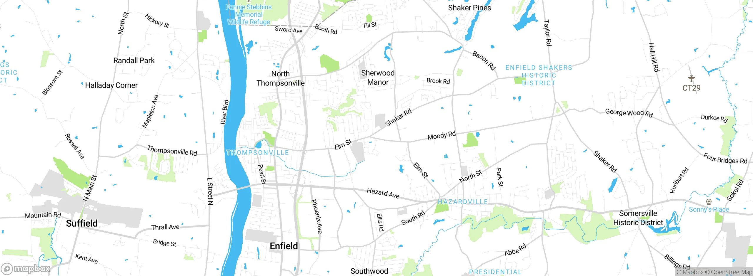 Map showing approximate location