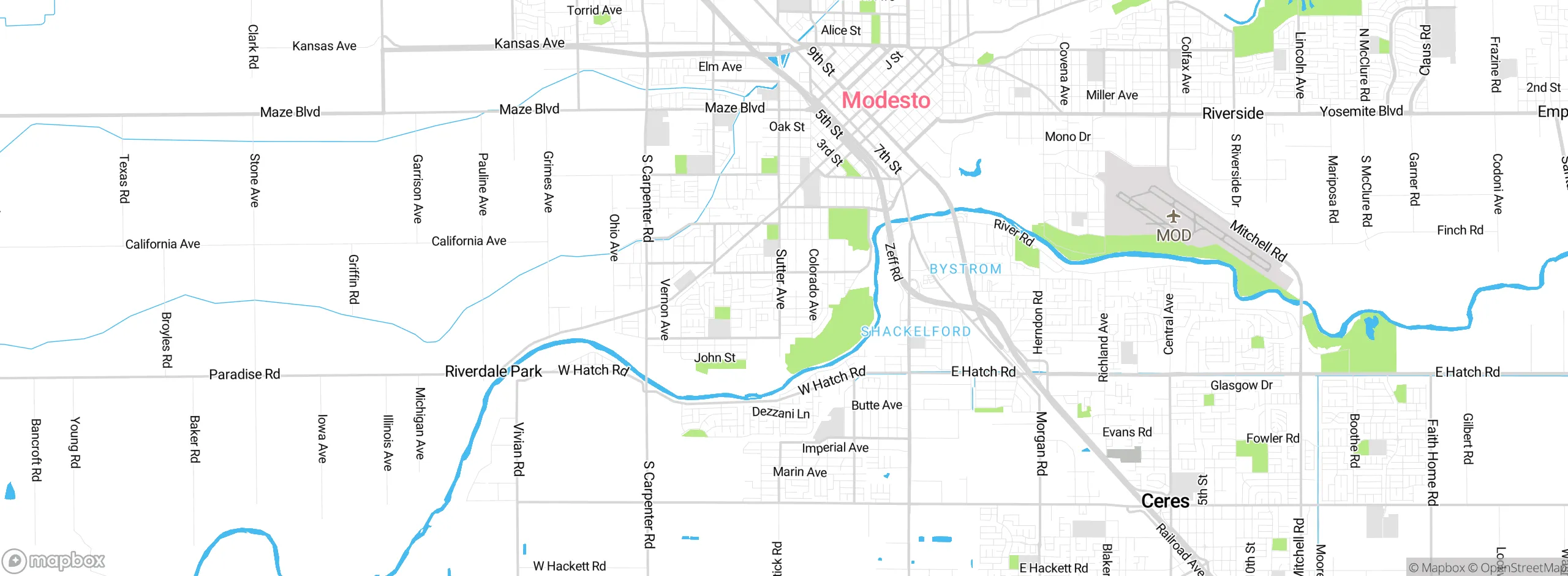 Map showing approximate location