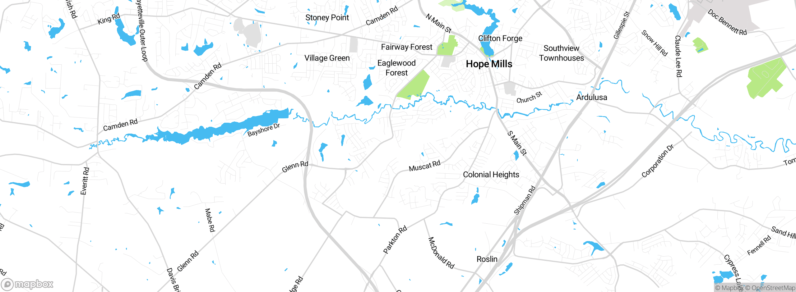 Map showing approximate location