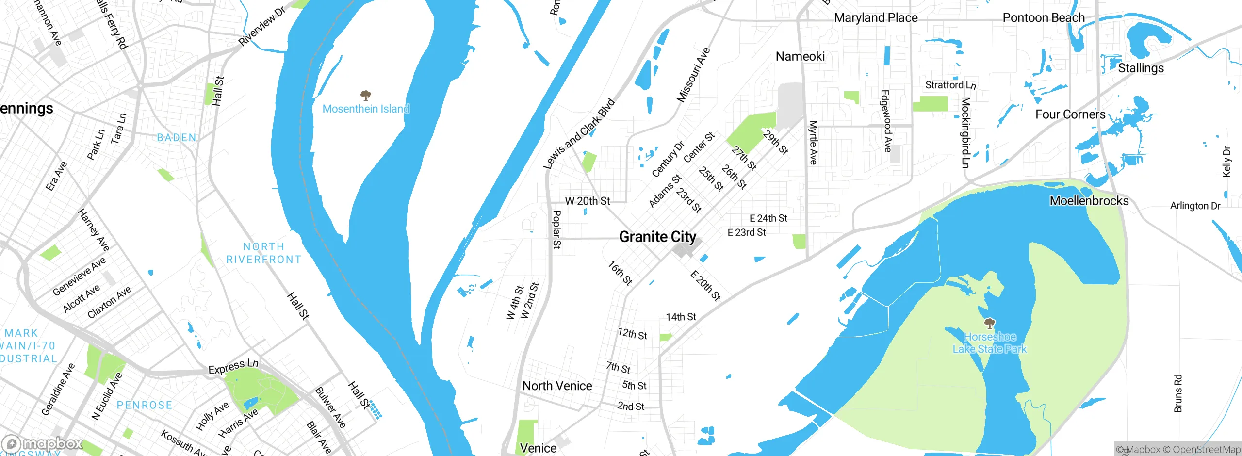 Map showing approximate location