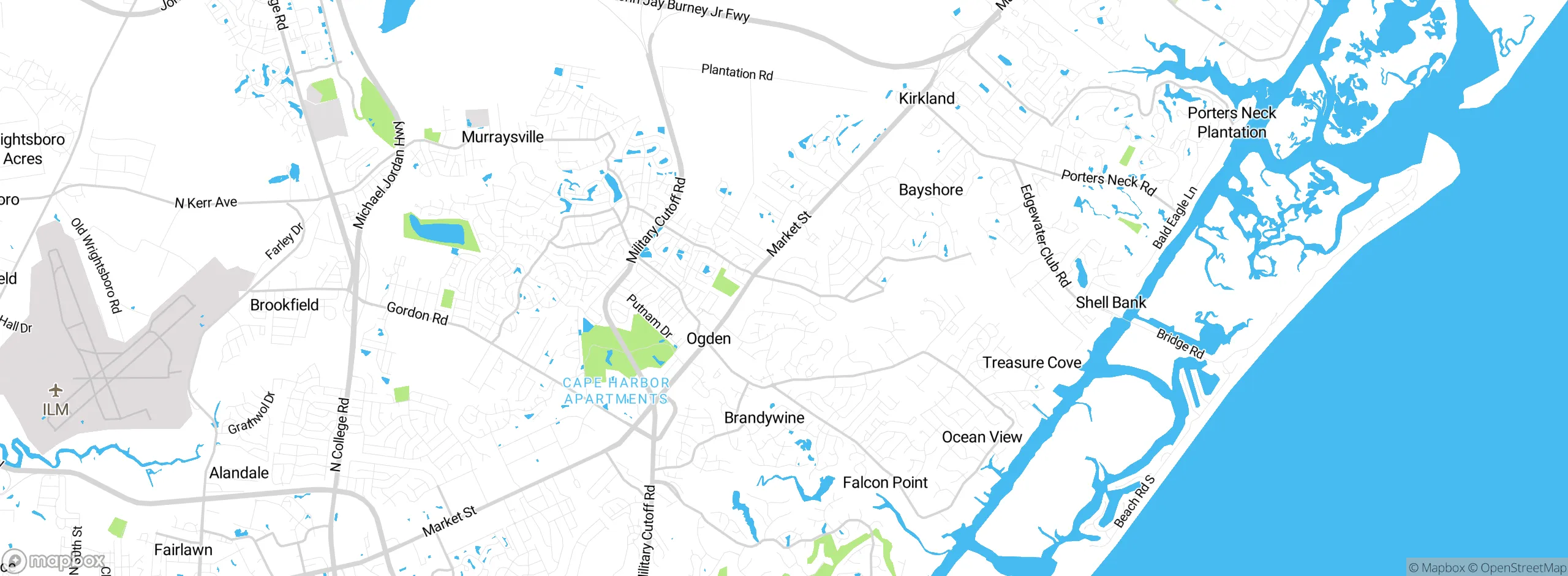 Map showing approximate location