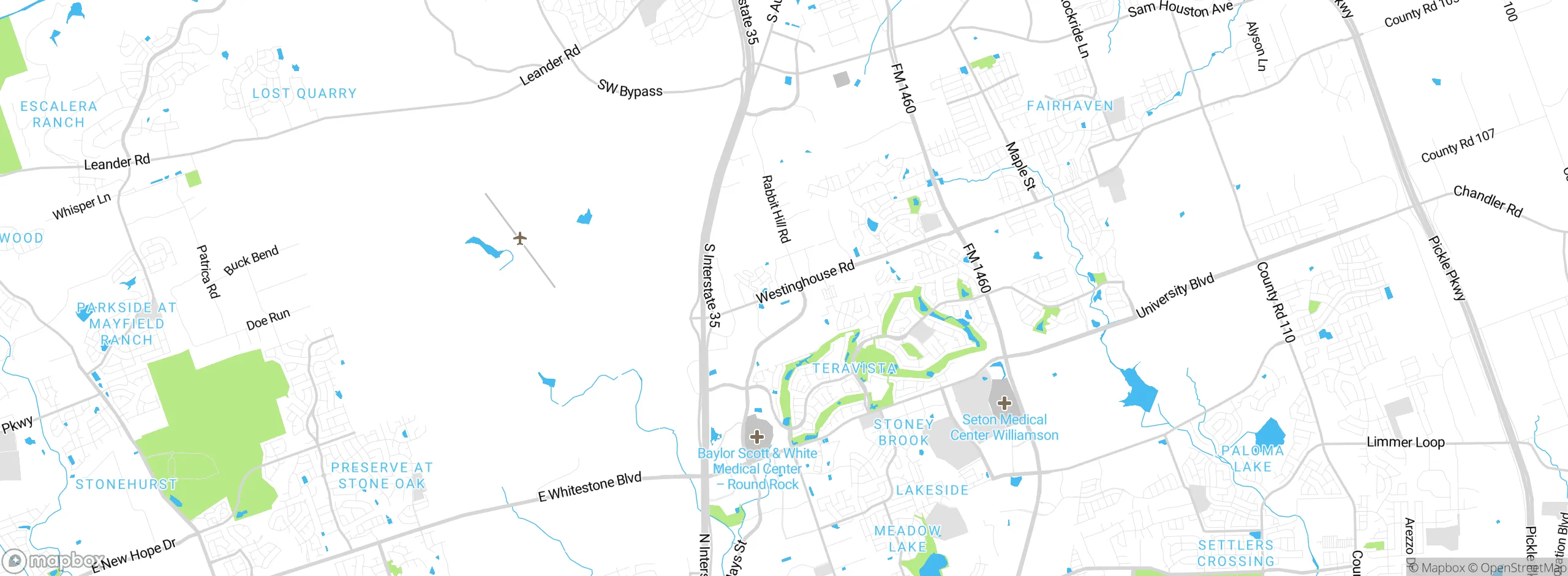 Map showing approximate location