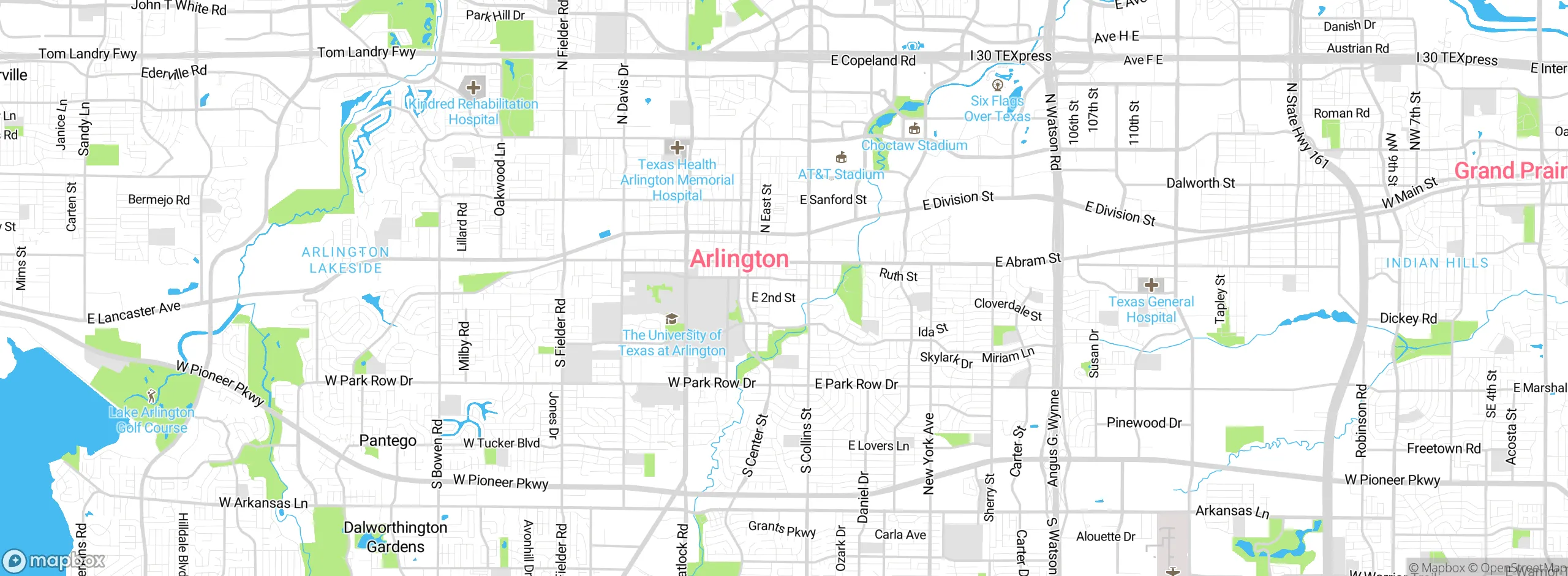 Map showing approximate location