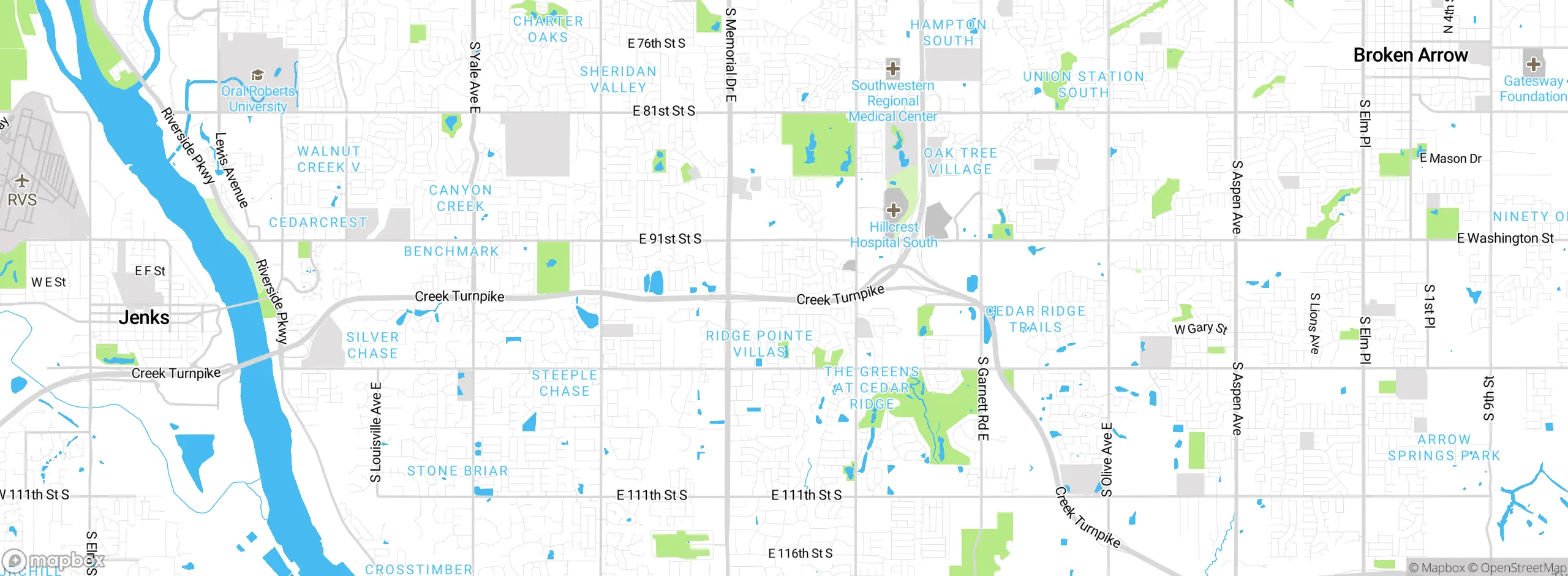 Map showing approximate location