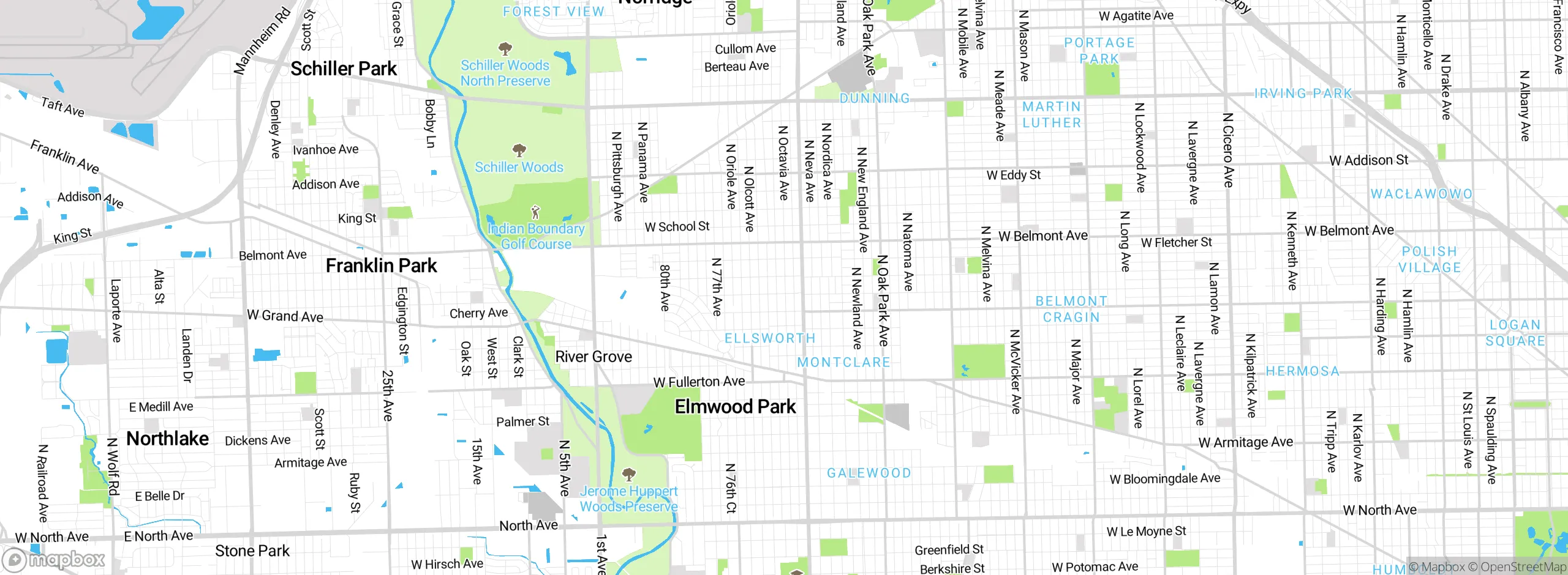 Map showing approximate location