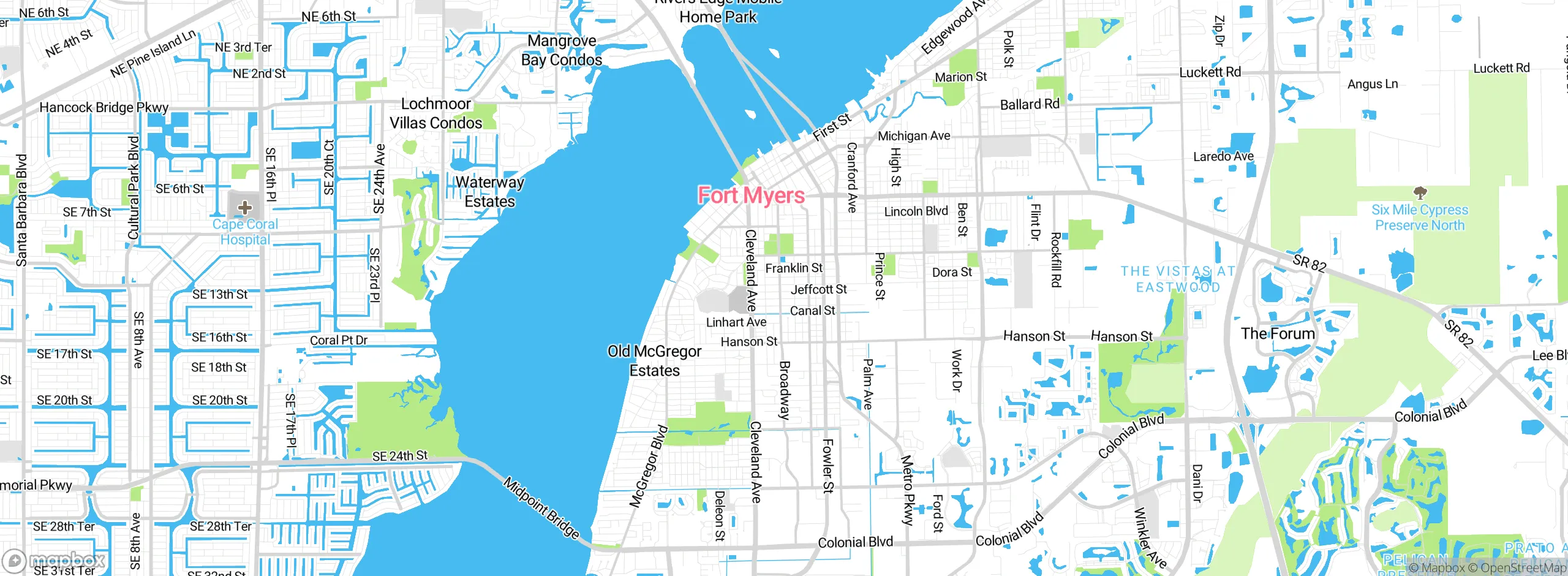 Map showing approximate location