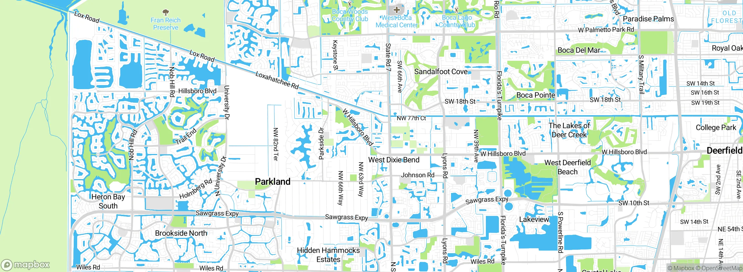 Map showing approximate location