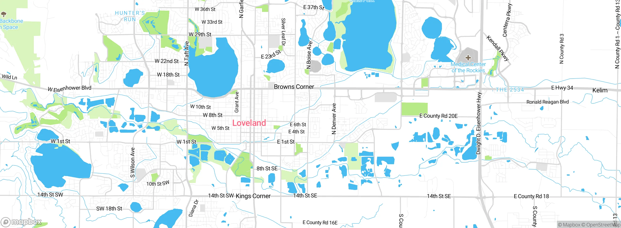 Map showing approximate location