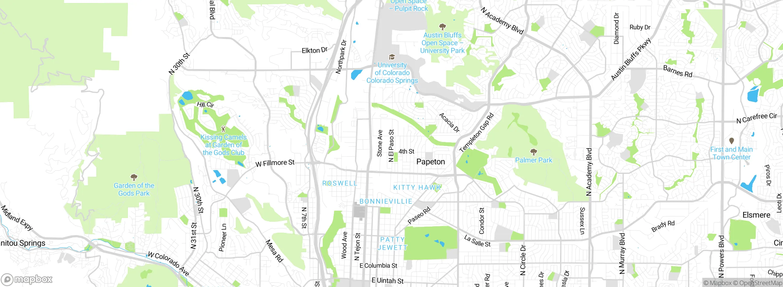Map showing approximate location