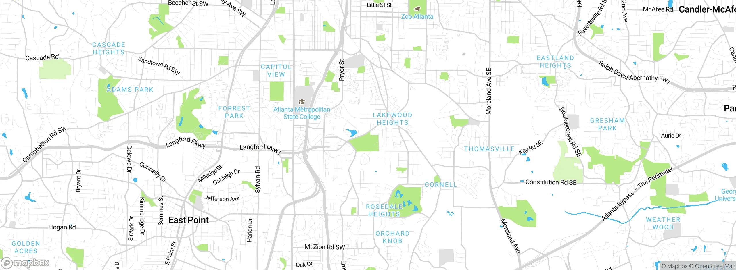 Map showing approximate location